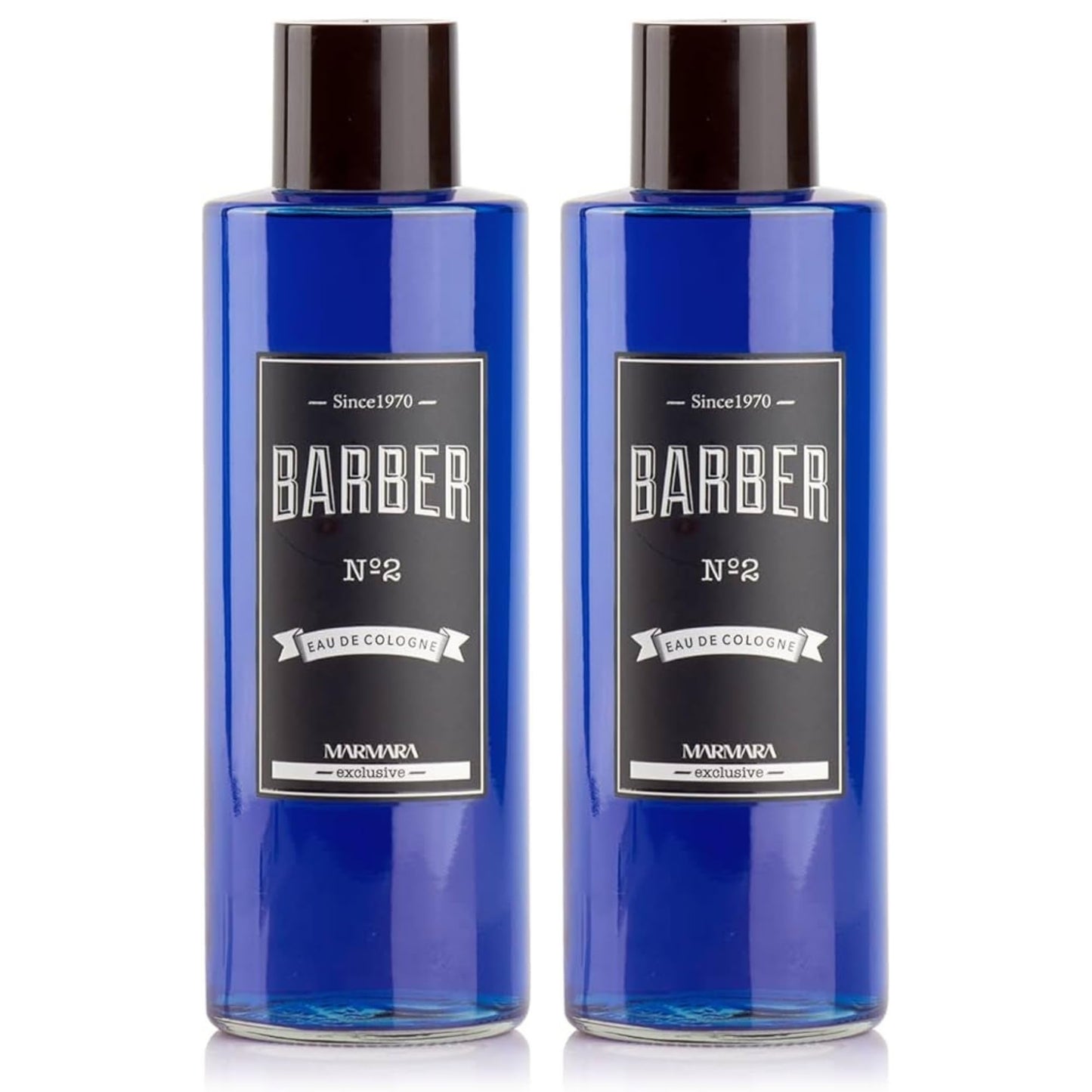 Marmara Barber Cologne - Best Choice of Modern Barbers and Traditional Shaving Fans (No 2 Blue, 500ml x 2 Bottles) Beauty & Personal Care barber marmara