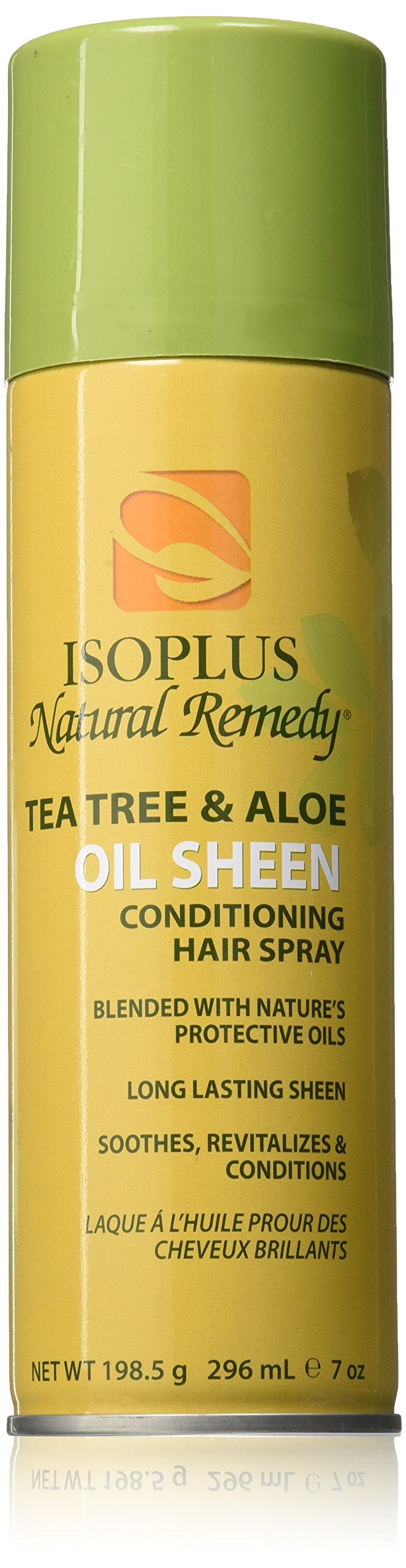 Isoplus Natural Remedy Tea Tree & Aloe Oil Sheen Conditioning Hair Spray, 7 Oz Beauty & Personal Care Isoplus