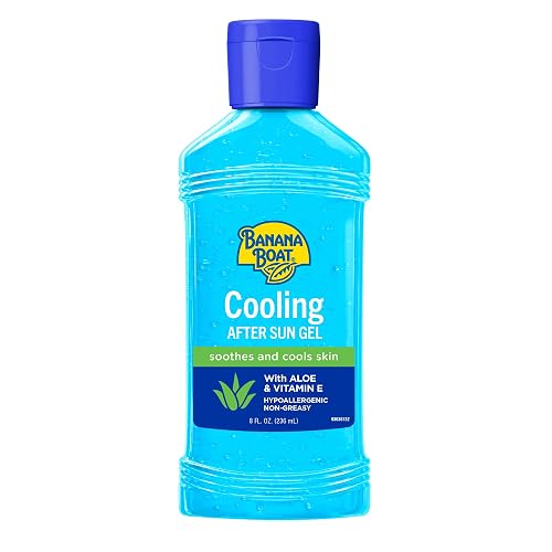 Banana Boat Cooling After Sun Gel, 8oz | Aloe Vera and Vitamin E Gel, After Sun Care Cooling Gel, Aloe Vera Gel for Sunburn Relief, 8oz Beauty & Personal Care Banana Boat