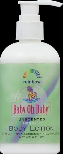 Rainbow Research Organic Herbal Unscented Baby Body Lotion, 8 Ounce - 6 per case.6 Beauty & Personal Care Rainbow Research