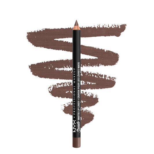 NYX PROFESSIONAL MAKEUP Suede Matte Lip Liner, Velvety-Smooth, Long-Lasting Formula For A Defined Lip Makeup Look - Brooklyn Thorn (Purple) Beauty & Personal Care NYX PROFESSIONAL MAKEUP
