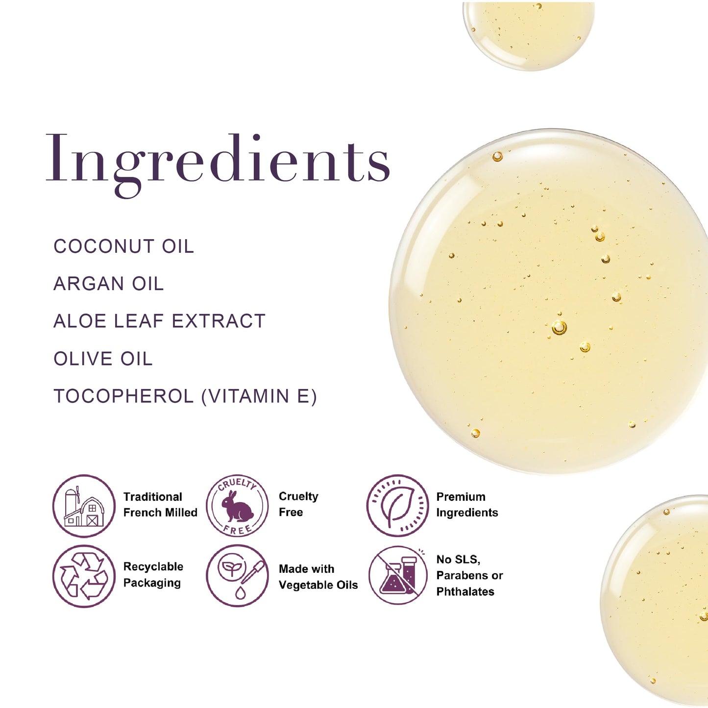 A LA MAISON Lavender Aloe Natural Hand Wash Made with Essential Oils - Biodegradable, Plant-Based, Vegan, Cruelty-Free 33.8 Fl Oz Refill Beauty & Personal Care A LA MAISON