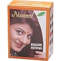 Noorani Henna Based Hair Color and Herbal Powder || Ships from California (1 (6 Pouch x 10g), BROWN HENNA) Beauty & Personal Care Noorani