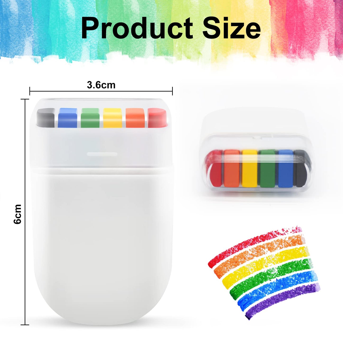 Rainbow Pride Flag Face Paint - Gay Pride Rainbow Stripe Fan Brush Stick, Face and Body Paint for Gay Pride Parade, Pride Month Celebrations, Cosplay Beauty & Personal Care GCCL
