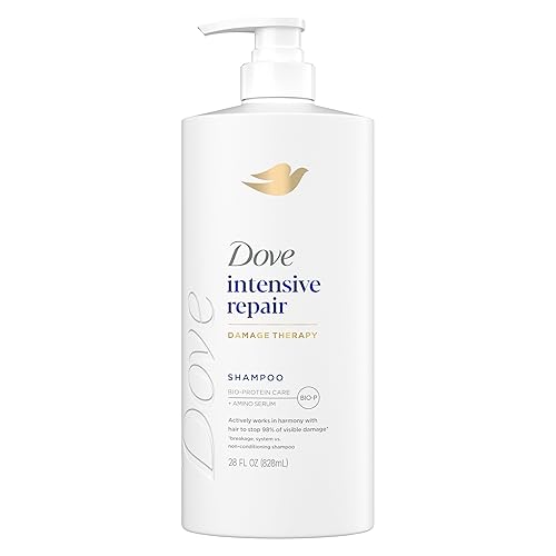 Dove Shampoo Intensive Repair for Damaged Hair with Bio-Protein Care Technology and Amino Serum 28 Fl Oz Beauty & Personal Care Dove