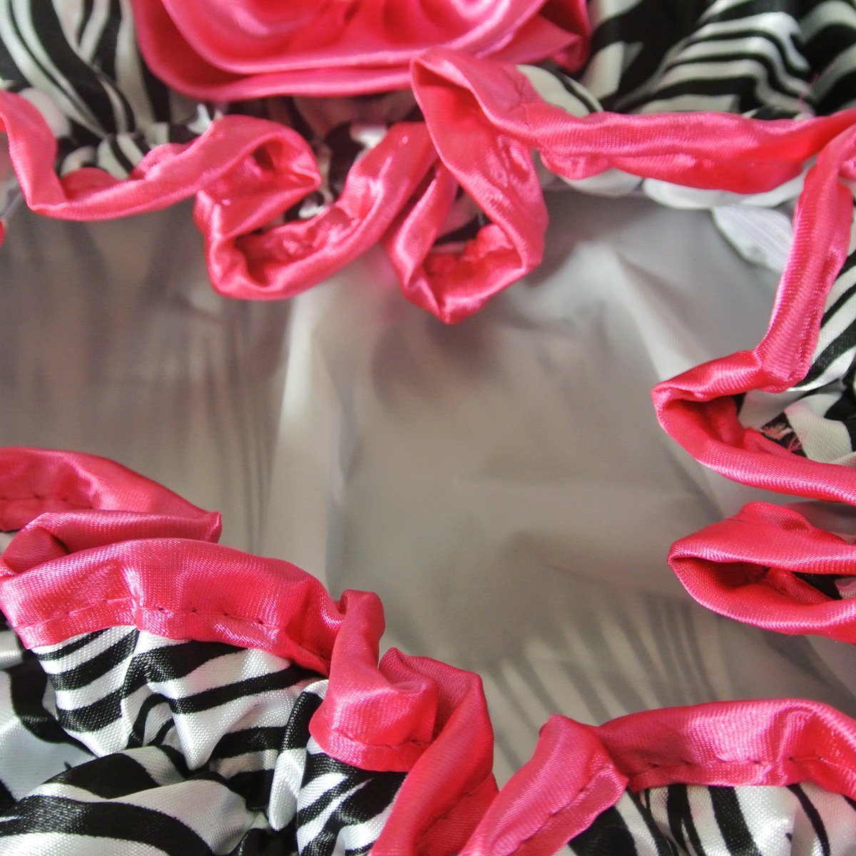 Kella Milla Stylish Satin Shower Cap - Zebra Beauty & Personal Care Kella Milla