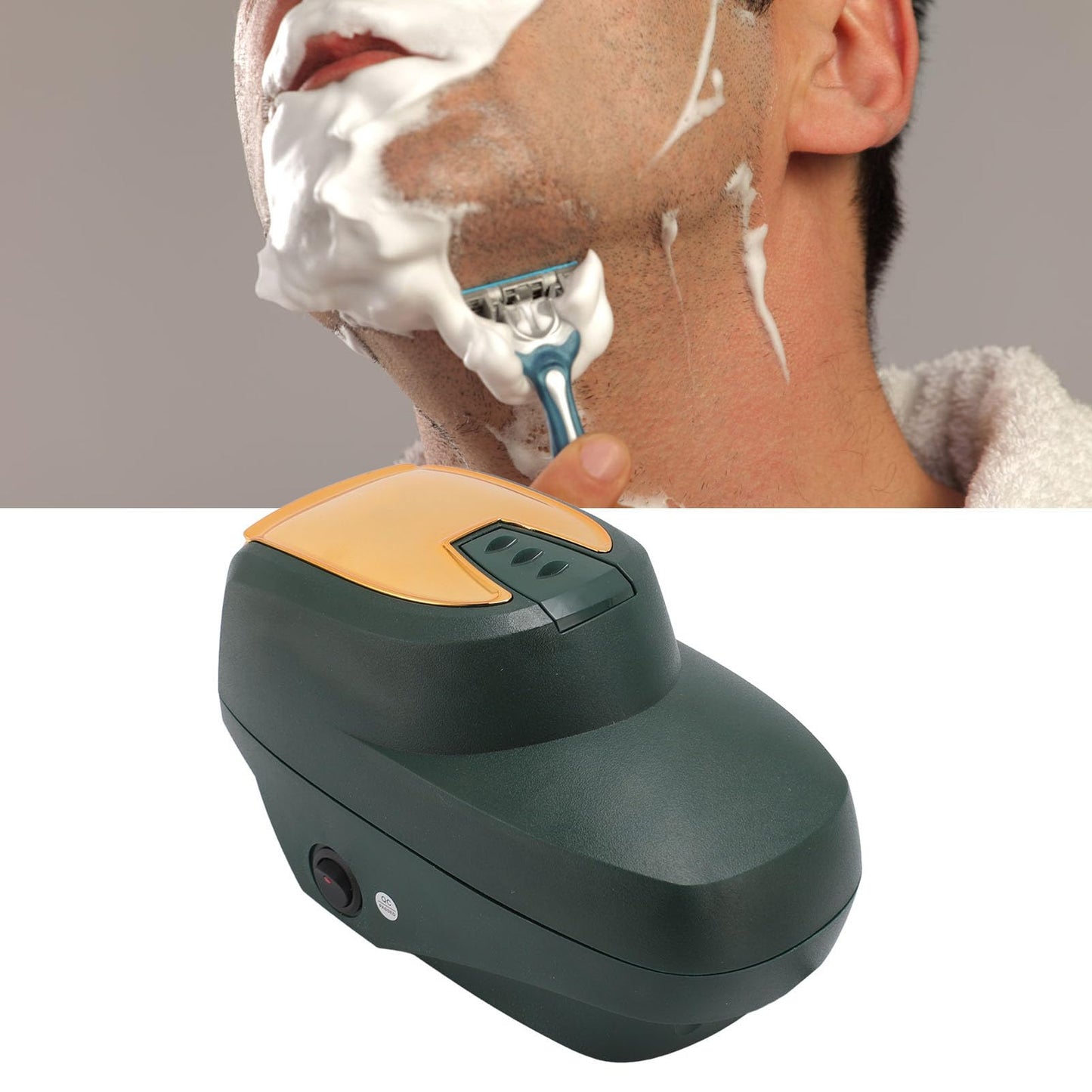 ZJchao Hot Lather Machine for Beauty, Professional Electric Foaming Machine Large Capacity Rich Foam Shaver Latherizer for Men Face Shaving Beauty and Personal Care ZJchao