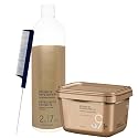 Blonde Me Lightener 9+ Bleach 450g with Blonde Me 2% / 7 Volume Developer 1L and Pin Tail Comb - Professional Hair Bleaching Kit for Subtle Lift Beauty & Personal Care M Hair Designs