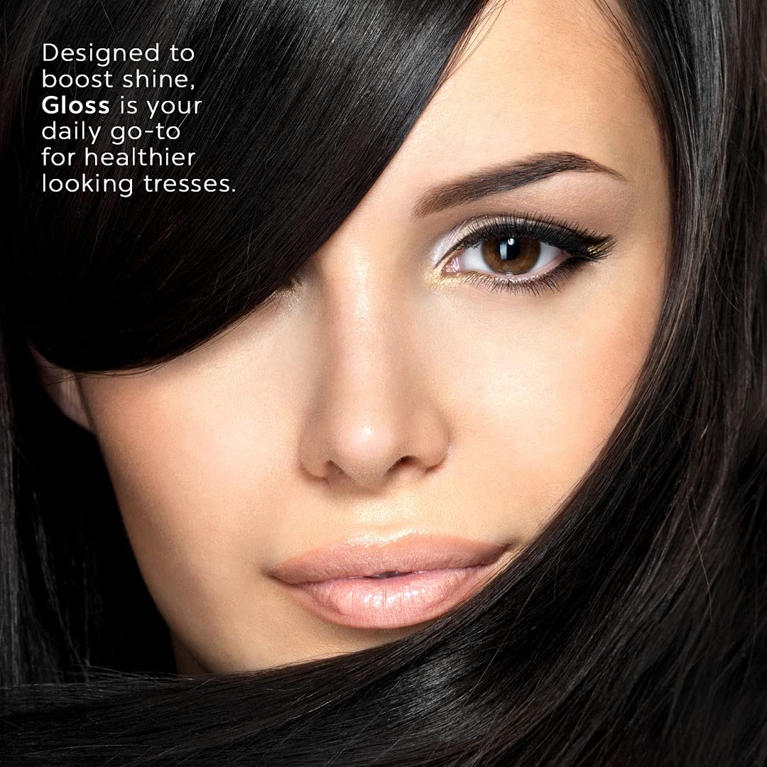 The Runway Looks Gloss Luxury Silkening Sheen, Marula Oil Infused Leave-In Spray to Boost Shine & Softness, Non-Greasy Formula (4oz) Beauty & Personal Care The Runway Looks