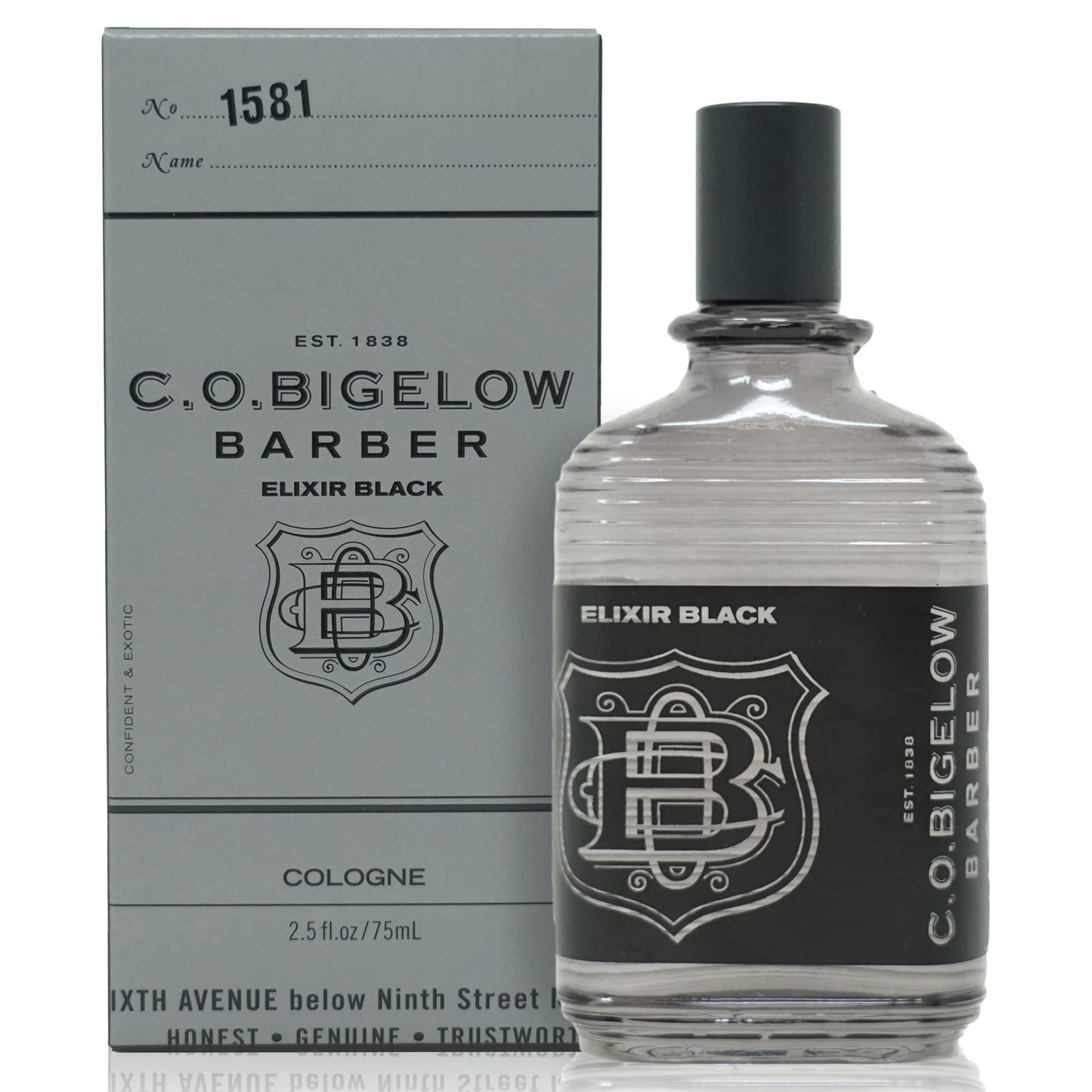 C.O. Bigelow Elixir Black Cologne for Men, Musk & Vanilla Fragrance, Long Lasting Men's Cologne, Elixir Perfume for Men, 2.5 Fl Oz Beauty & Personal Care C. O. Bigelow
