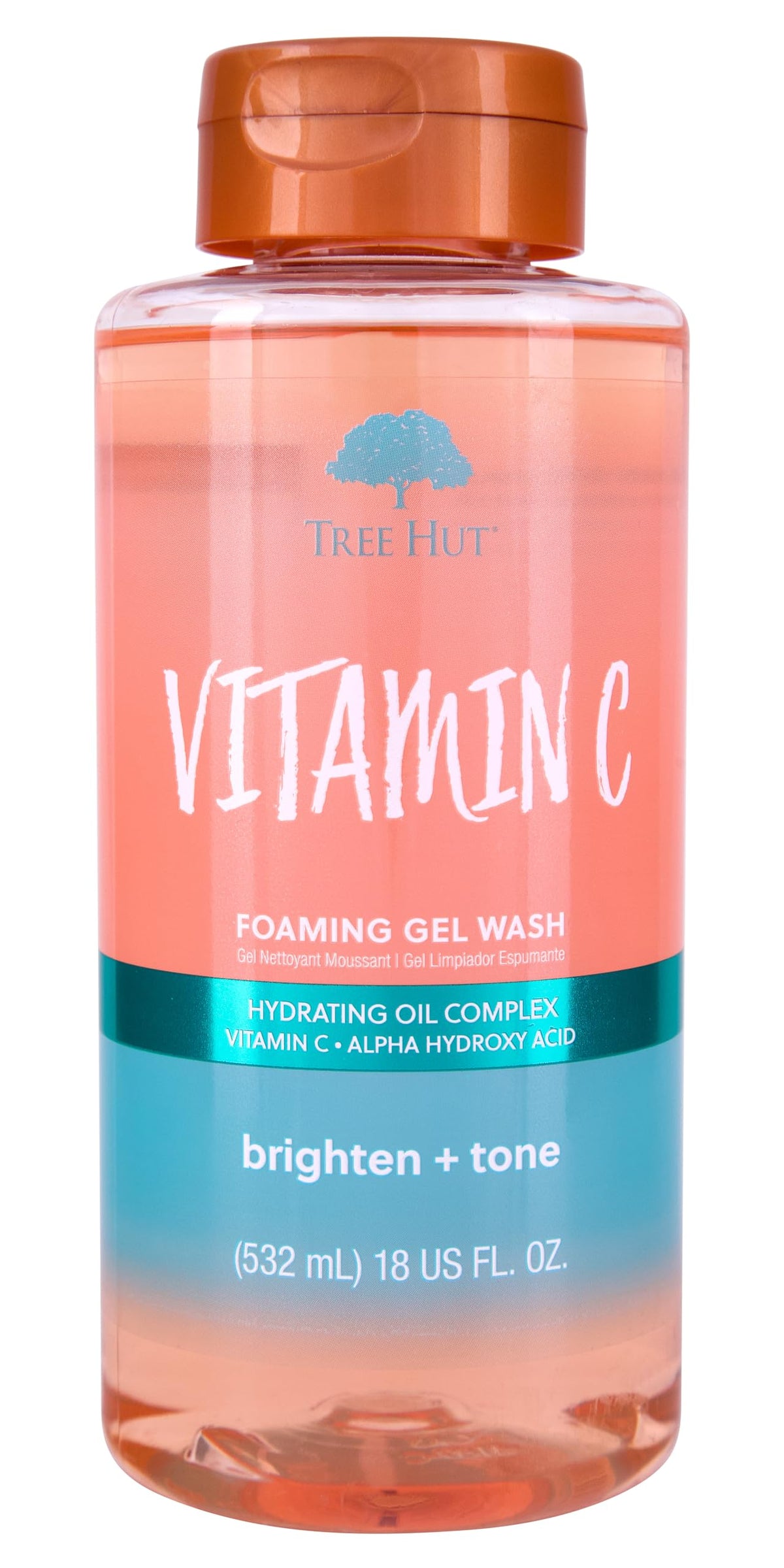 Tree Hut Vitamin C Nourishing & Moisturizing Foaming Gel Wash, 18 oz. Beauty & Personal Care Tree Hut