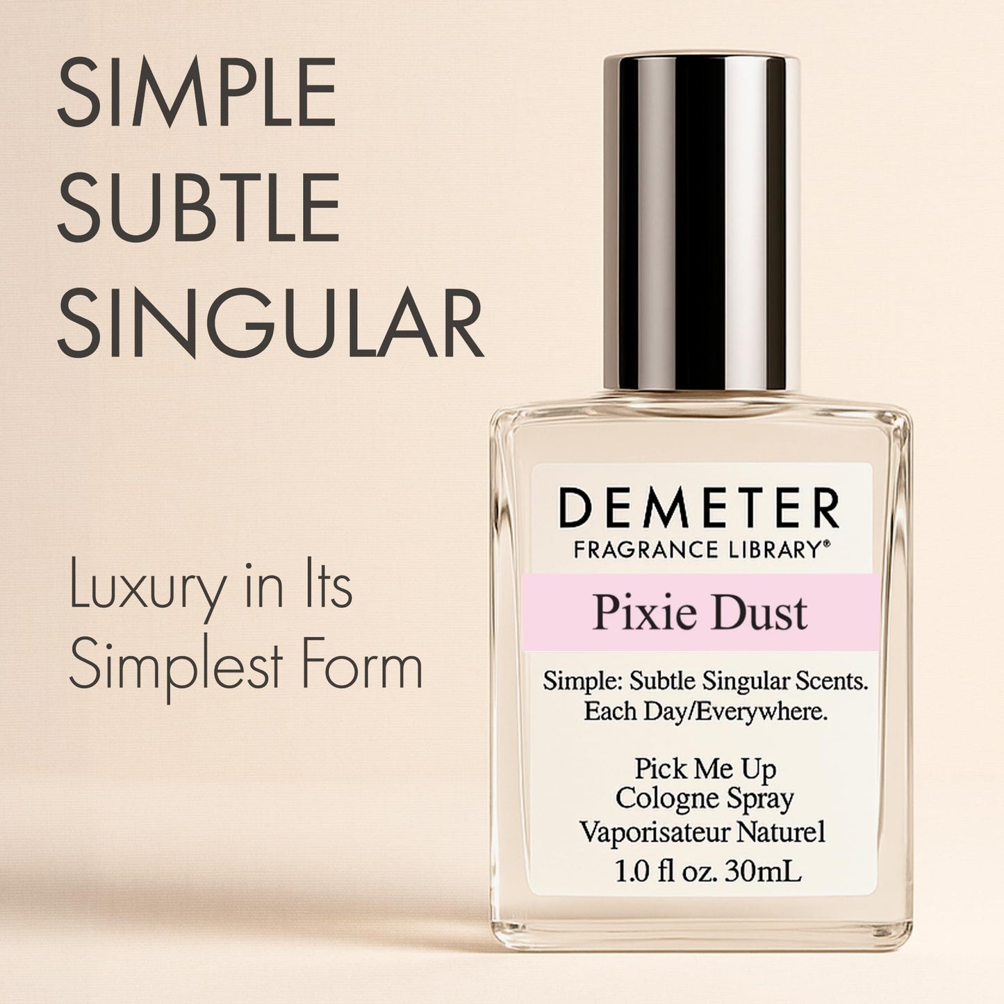 DEMETER Natural Perfume Spray Cologne for Women, Pixie Dust, 1 oz Beauty & Personal Care DEMETER