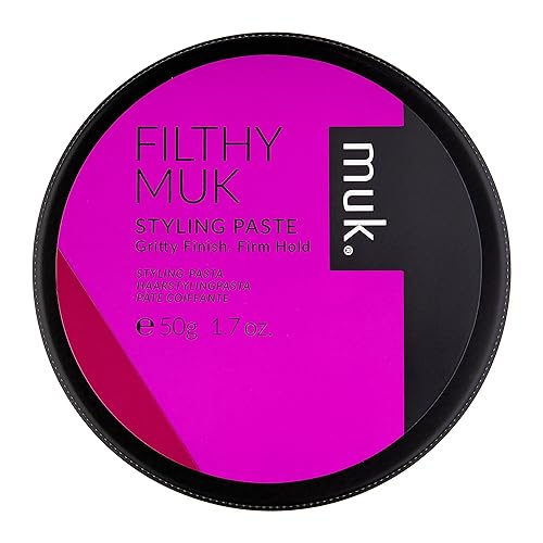 MUK. Haircare Filthy Gritty Finish Styling Paste, Hair Product, Hair Paste For Men, Firm Hold, Gritty Finish, Medium Shine - 1.7oz Beauty & Personal Care MUK.