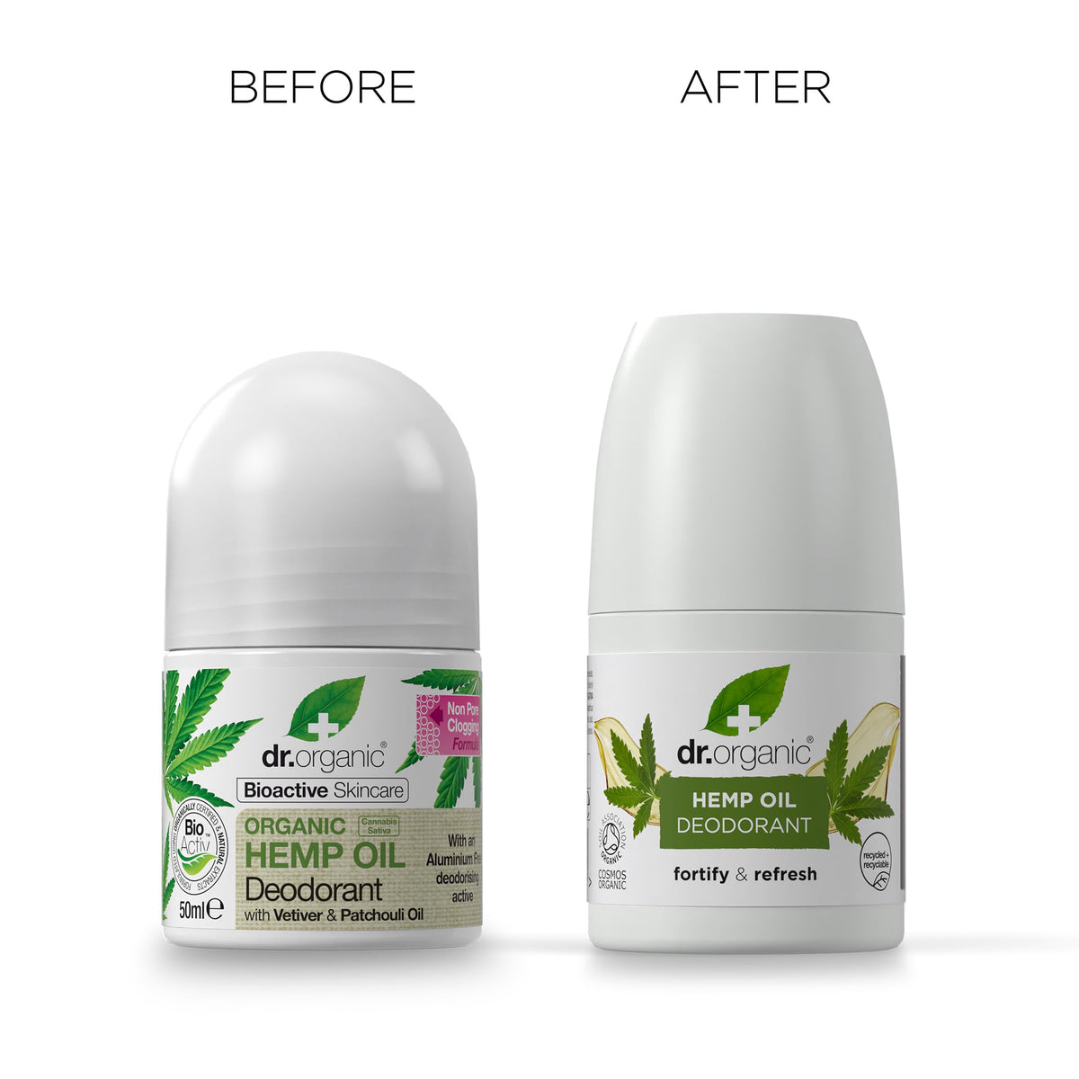 Dr Organic Hemp Oil Deodorant 50ml Beauty and Personal Care Dr. Organic