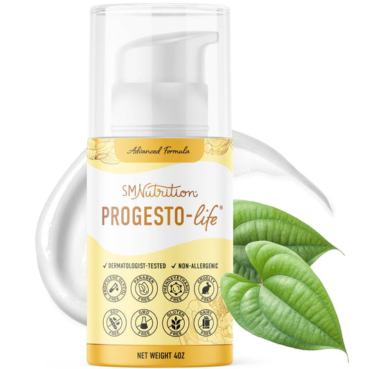 Advanced Progesto-Life Balancing Skin Cream for Women 4oz | Cosmetic Skin Cream with 2000mg of Progesterone per Container | Dermatologist-Tested Beauty and Personal Care SMNutrition Default Title