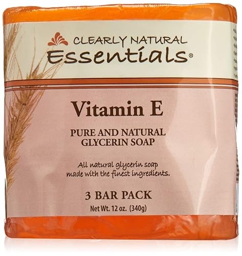Bar Soap- Vitamin E 4 Ounces (3 Bar Pack) Beauty & Personal Care Clearly Natural