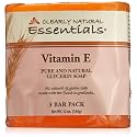 Bar Soap- Vitamin E 4 Ounces (3 Bar Pack) Beauty & Personal Care Clearly Natural