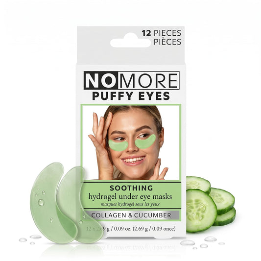 Danielle Creations Anti-Puffiness Puffy Under Eyes No More Hydrogel Undereye Masks for Dark Circles with Collagen & Cucumber, 6 Pairs Beauty & Personal Care DC DANIELLE
