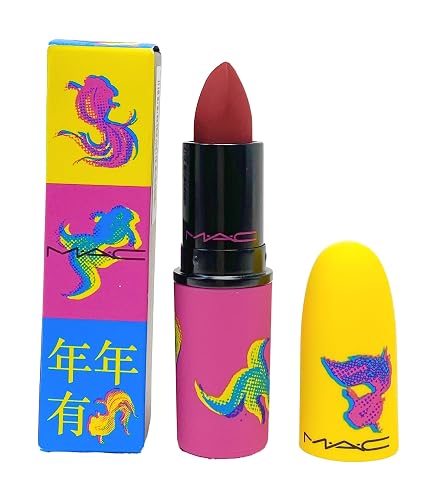 MAC Moon Masterpiece Powder Kiss Lipstick - Healthy, Wealthy and Thriving (.10 Oz / 3g) Beauty & Personal Care MAC