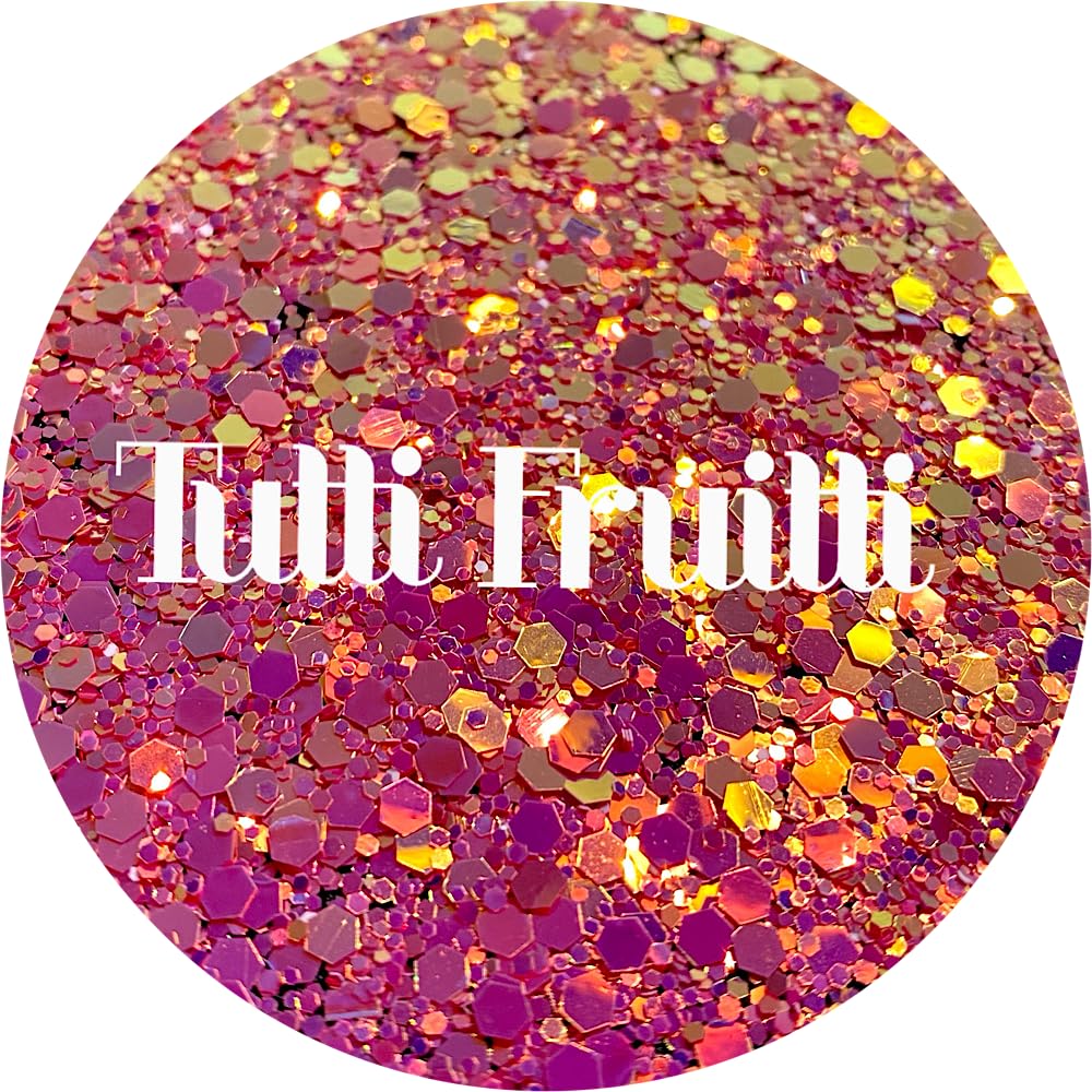 Pink Polyester Glitter | Craft Glitter | Glitter for Arts & Crafts | Tumblers | Cosmetics | Nails | Epoxy Resin Art | Slime | DIY | Body Glitter | 1 Beauty & Personal Care Glitter Heart Co.