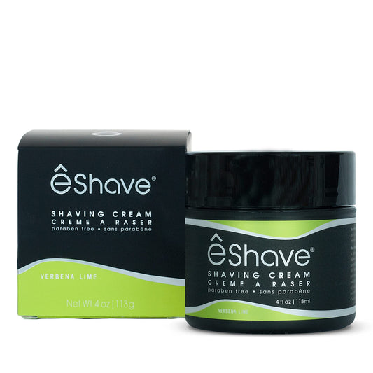 eShave Shaving Cream for Men, Verbena Lime, prevents shaving irritation and razor burn, generates a rich lather for a soft, silky, Smoothest Shave Beauty & Personal Care eShave