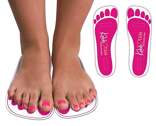 Kobbtan Spray Tan Feet Pads - Disposable Feet Pads Protectors for Spray Tanning - Non-Slip, Hygienic & Comfortable Feet for Spray Tanning - Spray Tan Beauty & Personal Care KOBBTAN