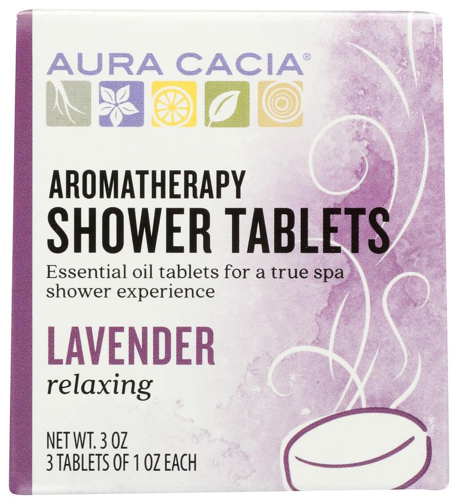 Aura Cacia Aromatherapy Shower Tablets, Relaxing Lavender 3 ea (Pack of 10) Beauty and Personal Care Aura Cacia