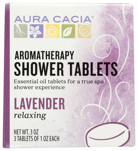 Aura Cacia Aromatherapy Shower Tablets, Relaxing Lavender 3 ea (Pack of 10) Beauty and Personal Care Aura Cacia