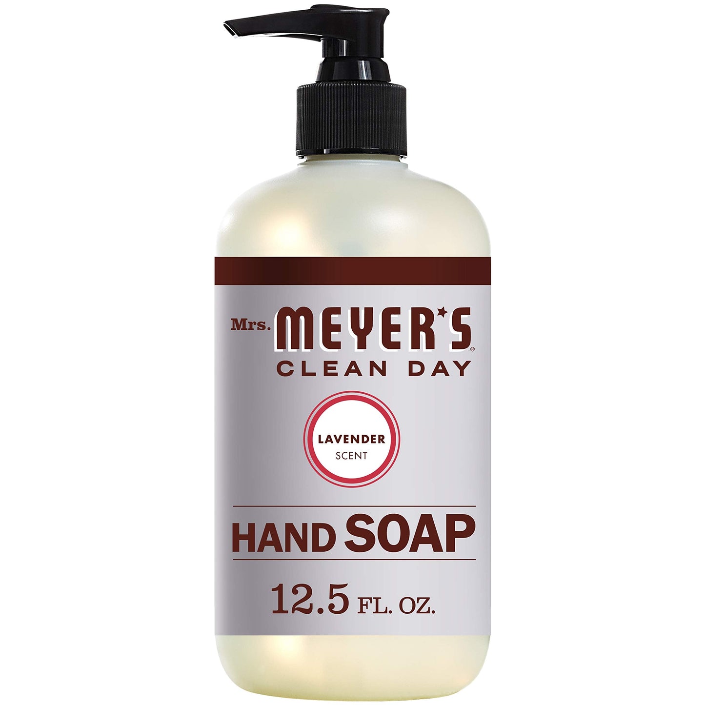Mrs. MEYER'S Hand Soap Lavender 12.5 Ounce Pump (370ml) (3 Pack) Beauty & Personal Care Mrs. MEYER'S