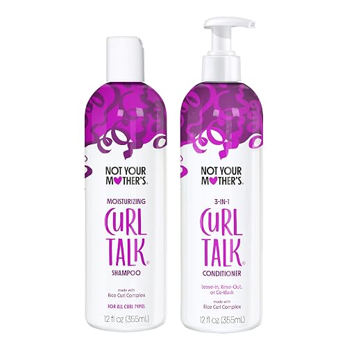 Not Your Mother's Curl Talk Shampoo and Conditioner Set for Curly Hair - (2 Pack) 12 fl oz - Shampoo and Conditioner for Women with All Curl Types Beauty & Personal Care Not Your Mother's