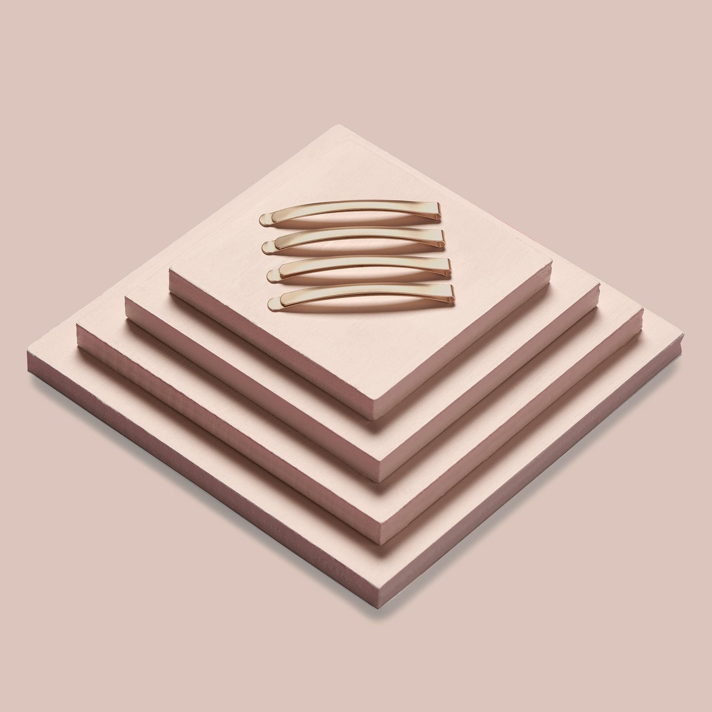 The Hair Edit Modern Bobby Pins - Gold Metal Fashion Hair Clips, 4 pack Beauty & Personal Care The Hair Edit