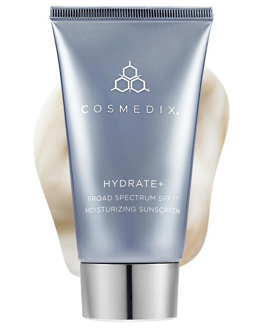 COSMEDIX Hydrate Plus Sunscreen with Broad Spectrum SPF 17 - Moisturizing Face & Body Sun Screen for Travel & Daily Skin Care - Sunblock for Skin Beauty & Personal Care COSMEDIX