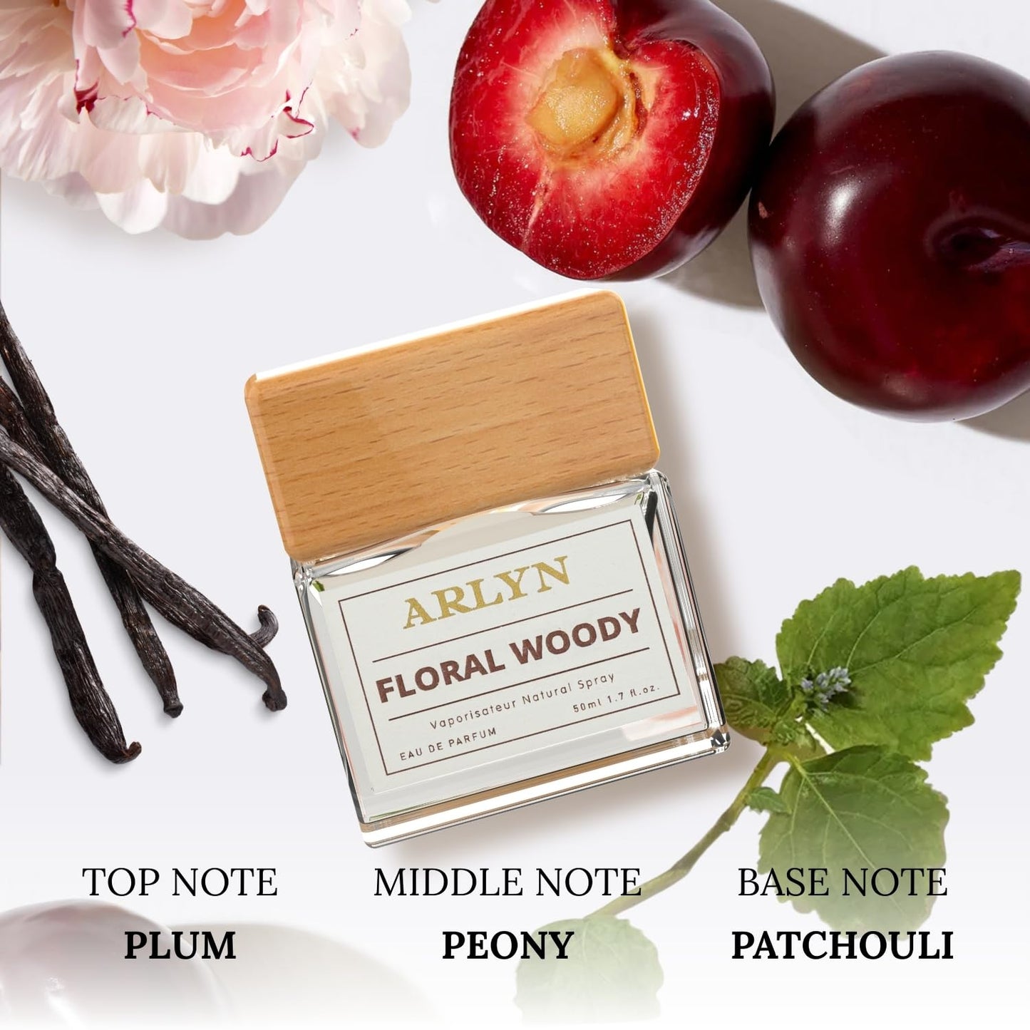ARLYN Floral Woody Eau De Parfum Inspired by B.yr.e.do Bib.liot.heque, Long-Lasting Perfume for Men and Women, Vegan & Eco-Conscious with Clean Beauty & Personal Care ARLYN BY BELLEVUE PARFUMS