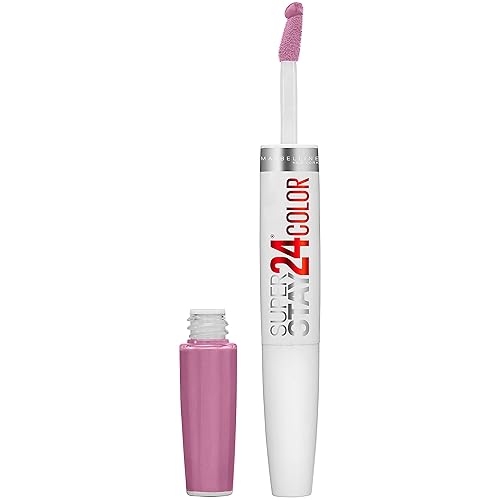 Maybelline SuperStay 24 2-Step Liquid Lipstick Makeup, Lasting Lilac, 1 kit Beauty & Personal Care MAYBELLINE