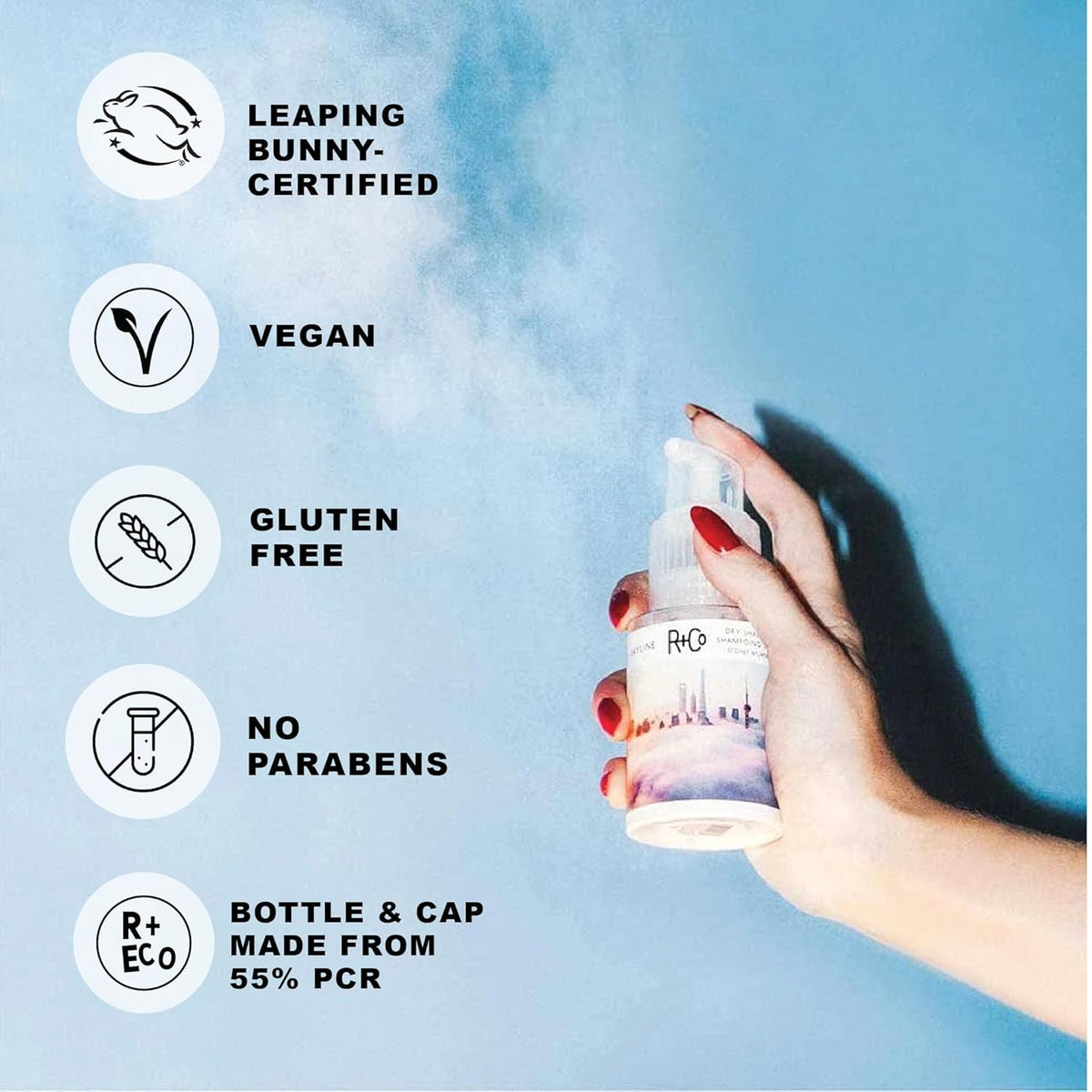 R+Co SKYLINE Dry Shampoo Powder, 1.0 Oz