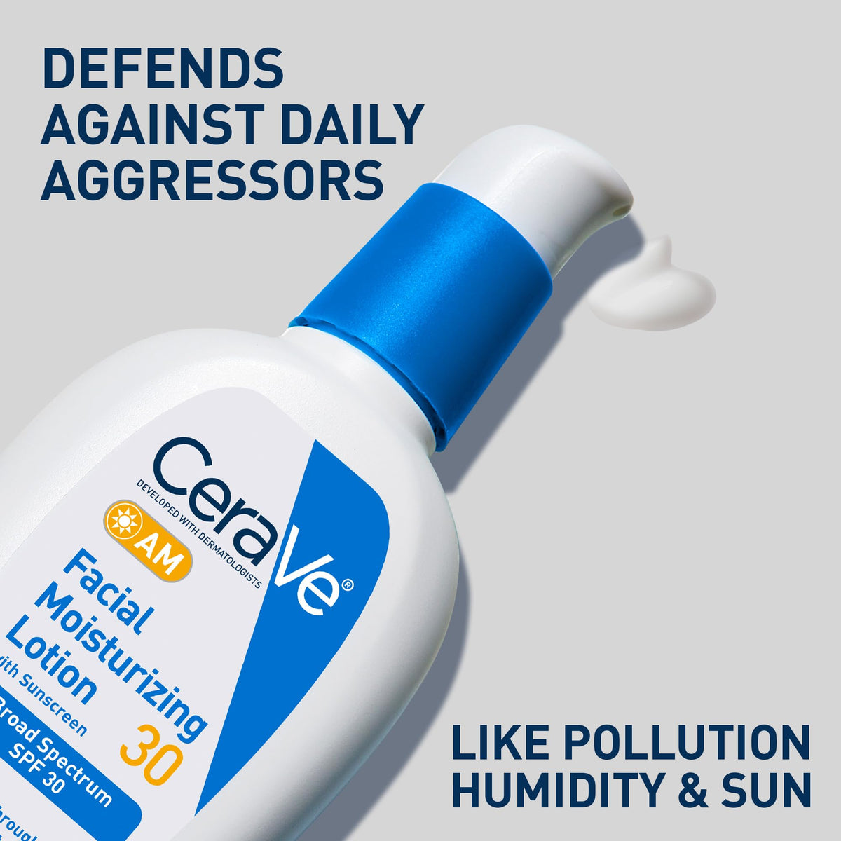 CeraVe AM Facial Moisturizing Lotion with SPF 30, Oil-Free Face Moisturizer with SPF, Formulated with Hyaluronic Acid, Niacinamide & Ceramides Beauty & Personal Care CeraVe