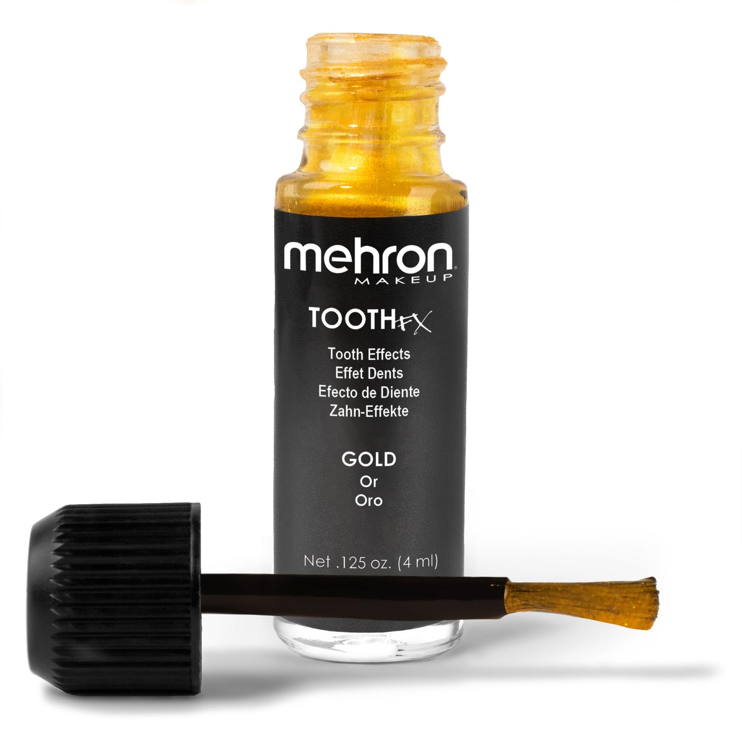 Mehron Makeup Tooth FX Gold | Temporary Tooth Paint | Perfect for Creating Gold Teeth SFX & Pirate Teeth Makeup for Halloween, Costume, Cosplay Beauty & Personal Care Mehron