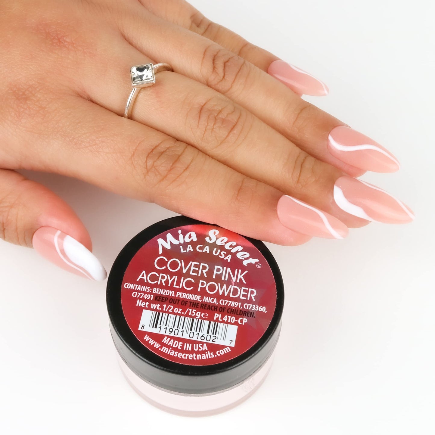 Mia Secret Cover Pink Acrylic Powder (8 oz), Professional Nail System, Ideal for Long Lasting Nails Beauty & Personal Care Mia Secret