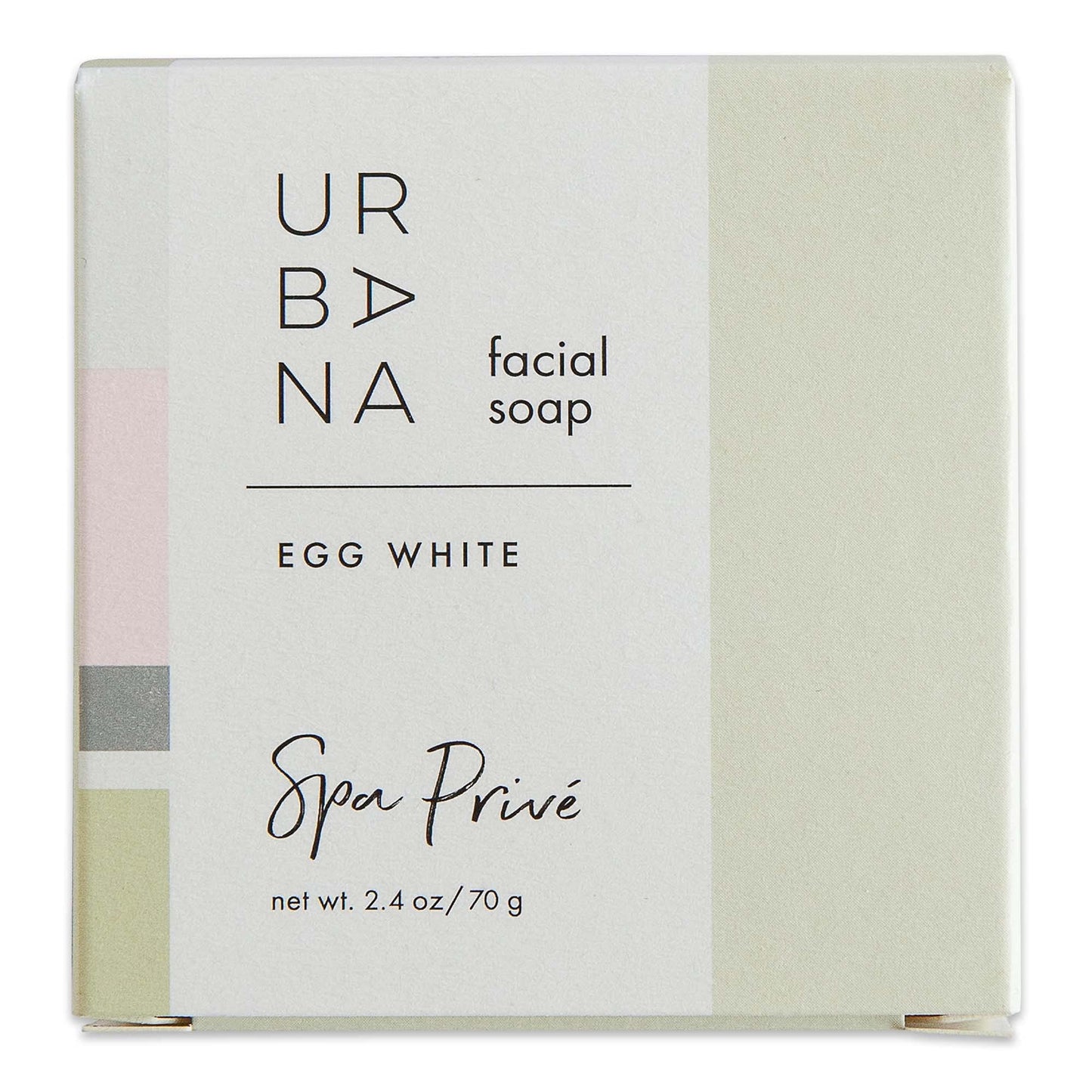 Urbana Spa Prive Collection Facial Soap Bar, 70 Gram, Egg White Beauty & Personal Care Urbana