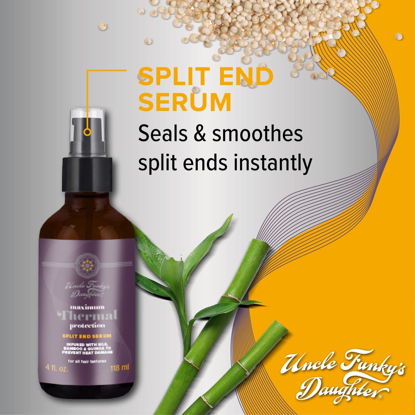 Uncle Funky's Daughter Maximum Thermal Protection Split End Serum Beauty & Personal Care Uncle Funky's Daughter