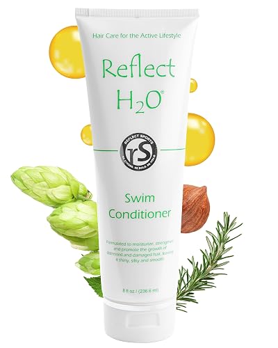 Reflect H?O Swim Conditioner - Moisturizing & Strengthening Swim Hair Care Conditioner for Damaged Hair - Sulfate-Free Chlorine Hair Protection Beauty & Personal Care Reflect Sports
