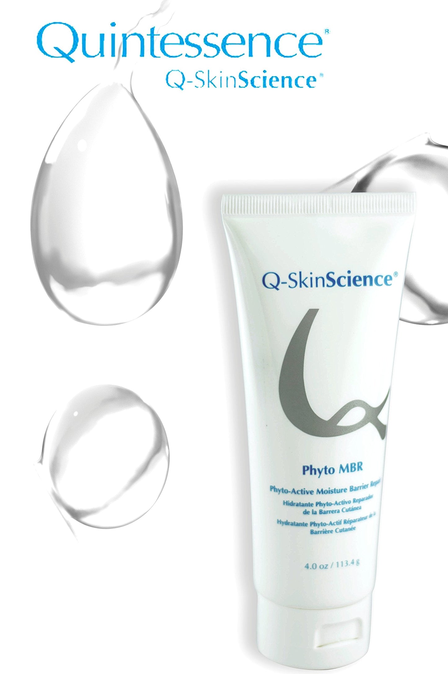 Phyto-Active Moisture Barrier Repair MBR Lotion with Plant Stem Cells, Ceramides, Essential Fatty Acids, Natural Bioactive Keratin, Antiaging Beauty & Personal Care Quintessence