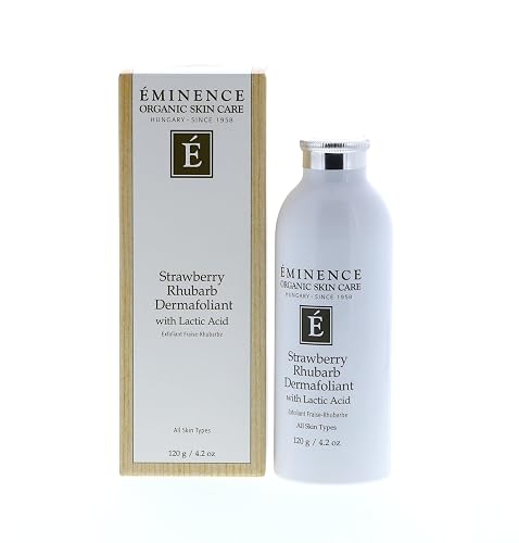 Strawberry Rhubarb Dermafoliant With Lactic Acid by Eminence for Unisex - 4.2 oz Exfoliator Beauty & Personal Care Eminence