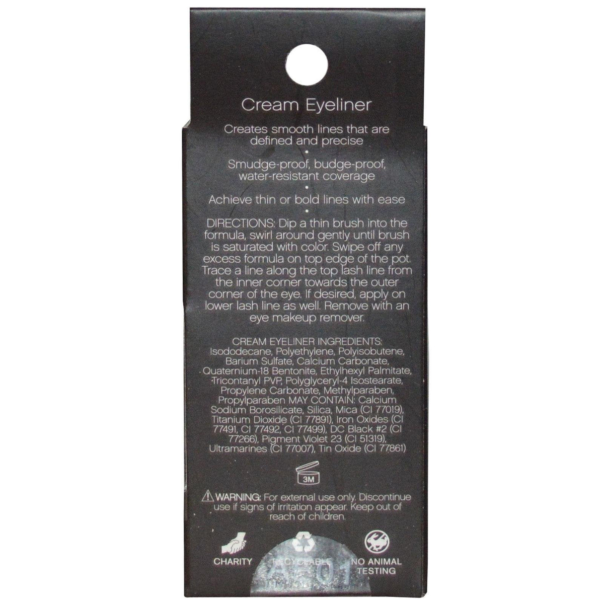 e.l.f. Cream Eyeliner, Gunmetal, 0.17 Ounce Beauty & Personal Care e.l.f.