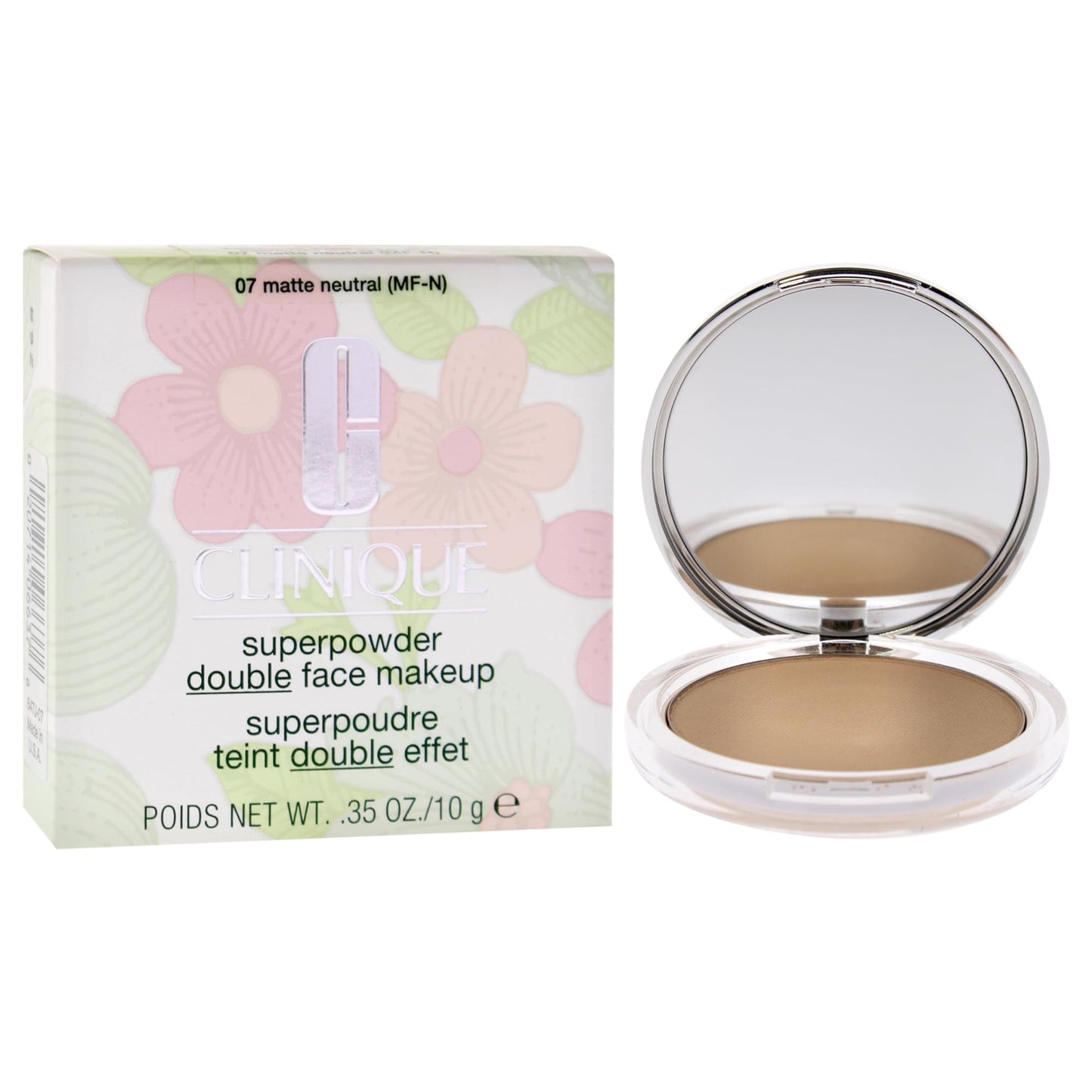 Clinique Superpowder Double Face Powder Foundation Makeup | 2-in-1 Powder + Foundation | Medium Coverage + Matte Finish, 0.35 oz, Light Beauty & Personal Care Clinique