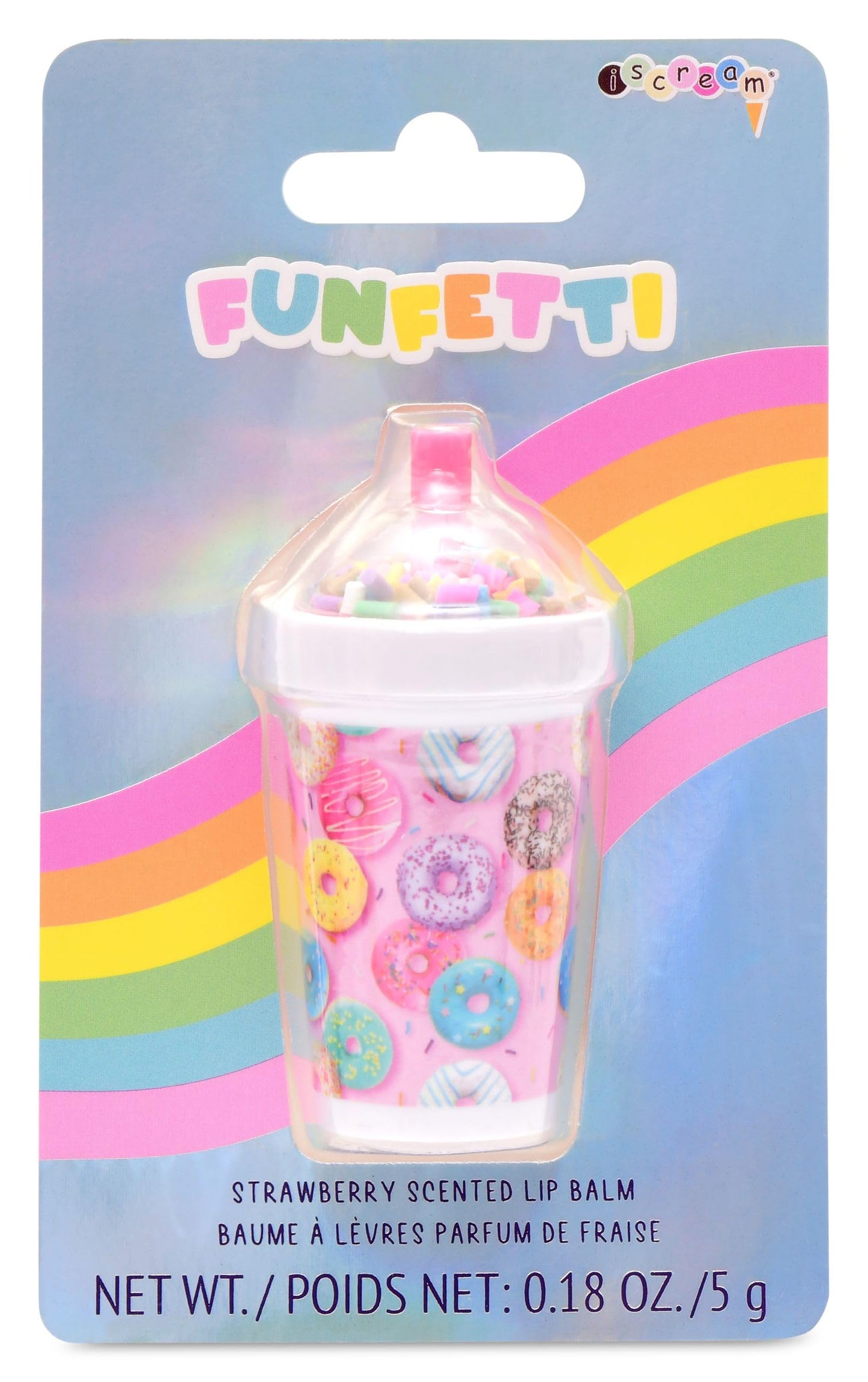 iscream Yummy Milk Shake Shaped Strawberry Scented Lip Balm Beauty & Personal Care iscream