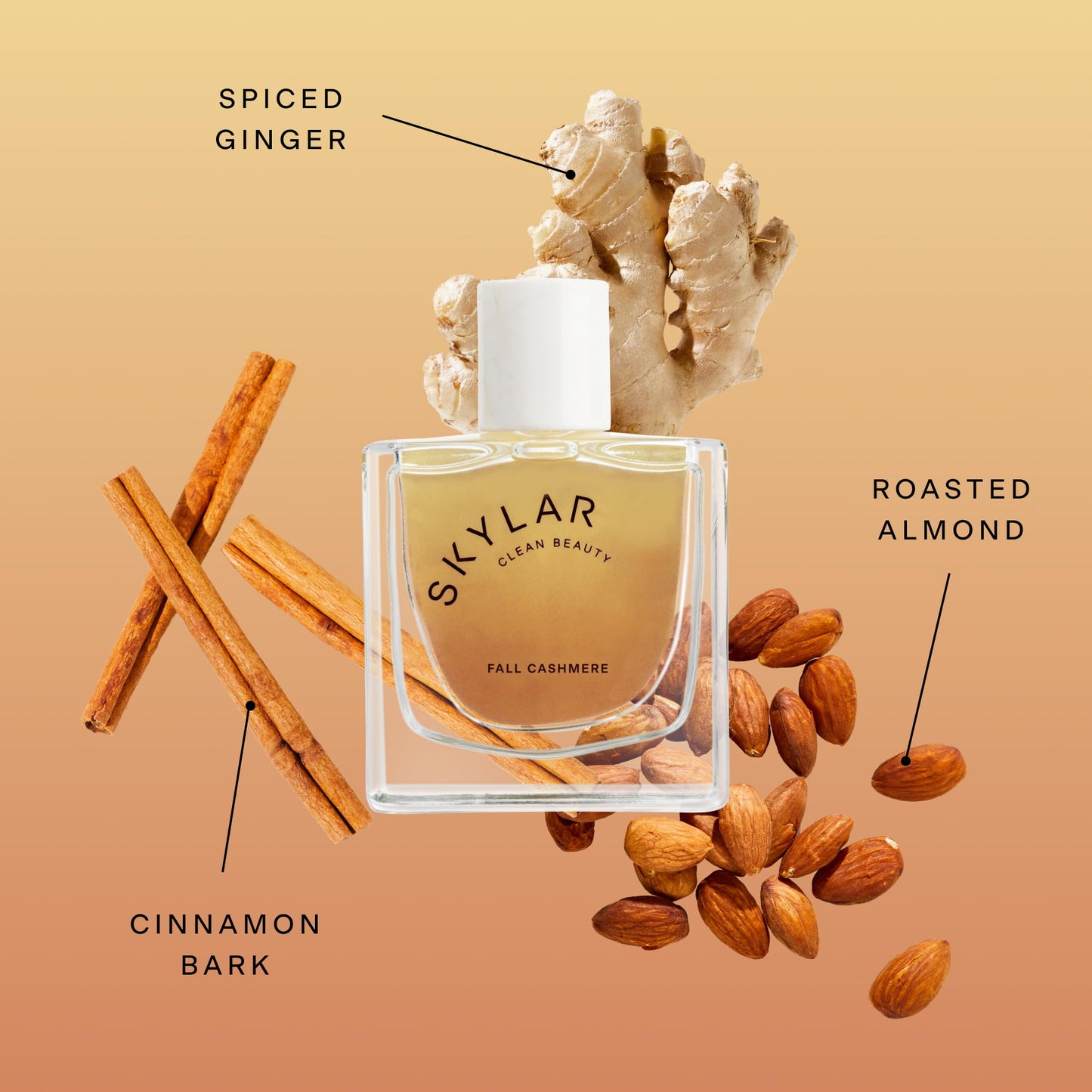 Skylar Fall Cashmere Eau de Parfum - Hypoallergenic & Clean Perfume for Women & Men, Vegan & Safe for Sensitive Skin - Spicy Gourmand Perfume Beauty & Personal Care Skylar
