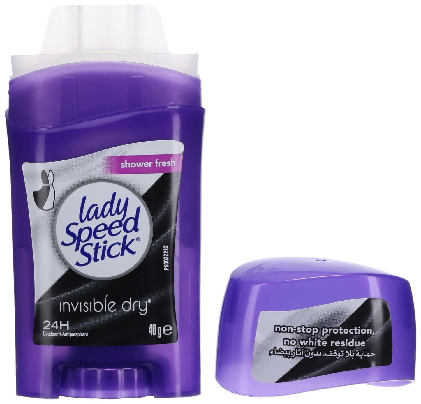 Lady Speed Stick Anti-Perspirant & Deodorant, Invisible Dry, Shower Fresh, 1.4 oz (39.6 g) Beauty & Personal Care Lady Speed Stick