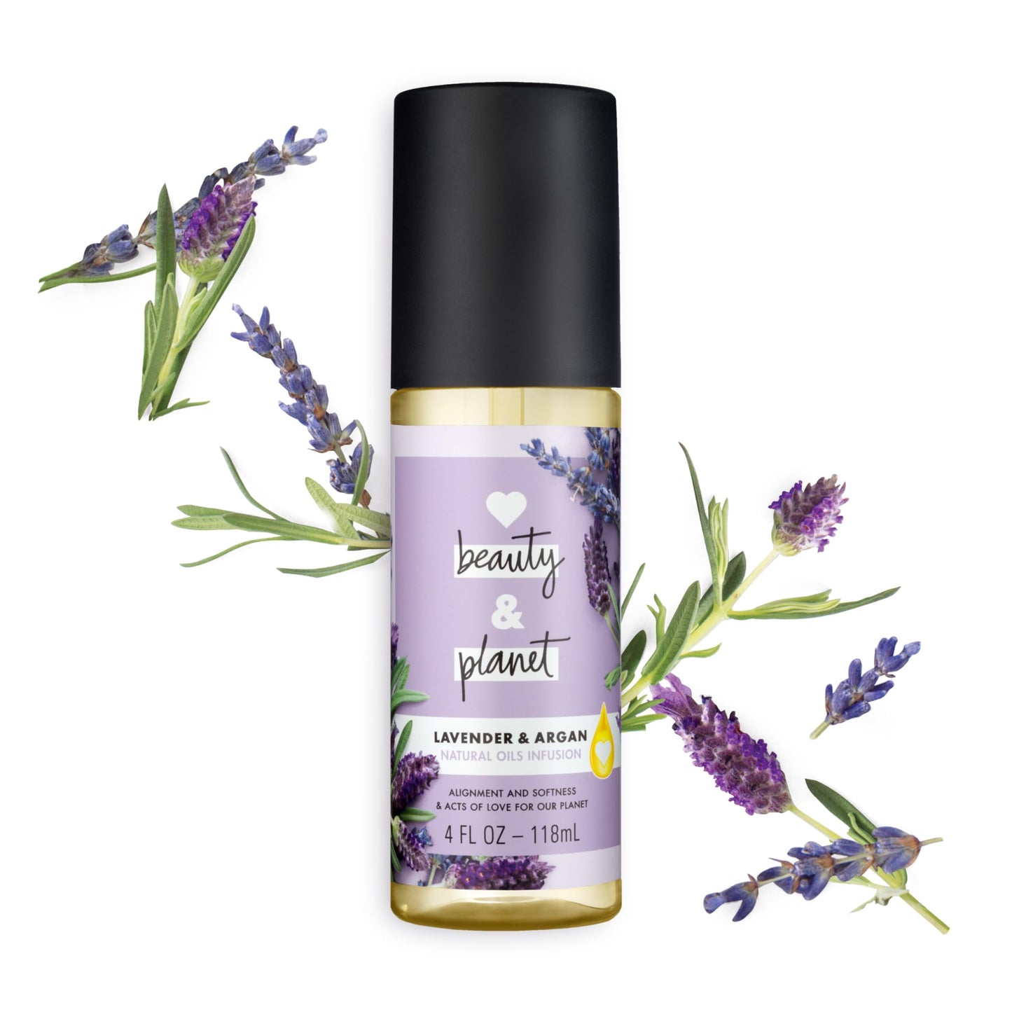 Love, Beauty, and Planet Lavender Argan Essential Hair Oil Beauty & Personal Care Love Beauty And Planet