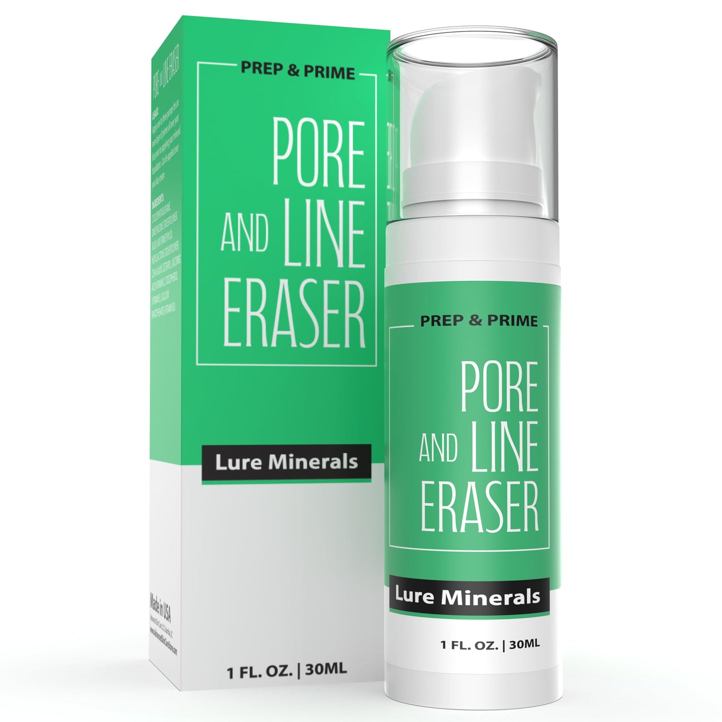 Foundation Primer Compare to Bare Minerals Prime time(Prep & Prime Foudation Primer 1.oz) ALL New Packaging Beauty & Personal Care Pure Minerals